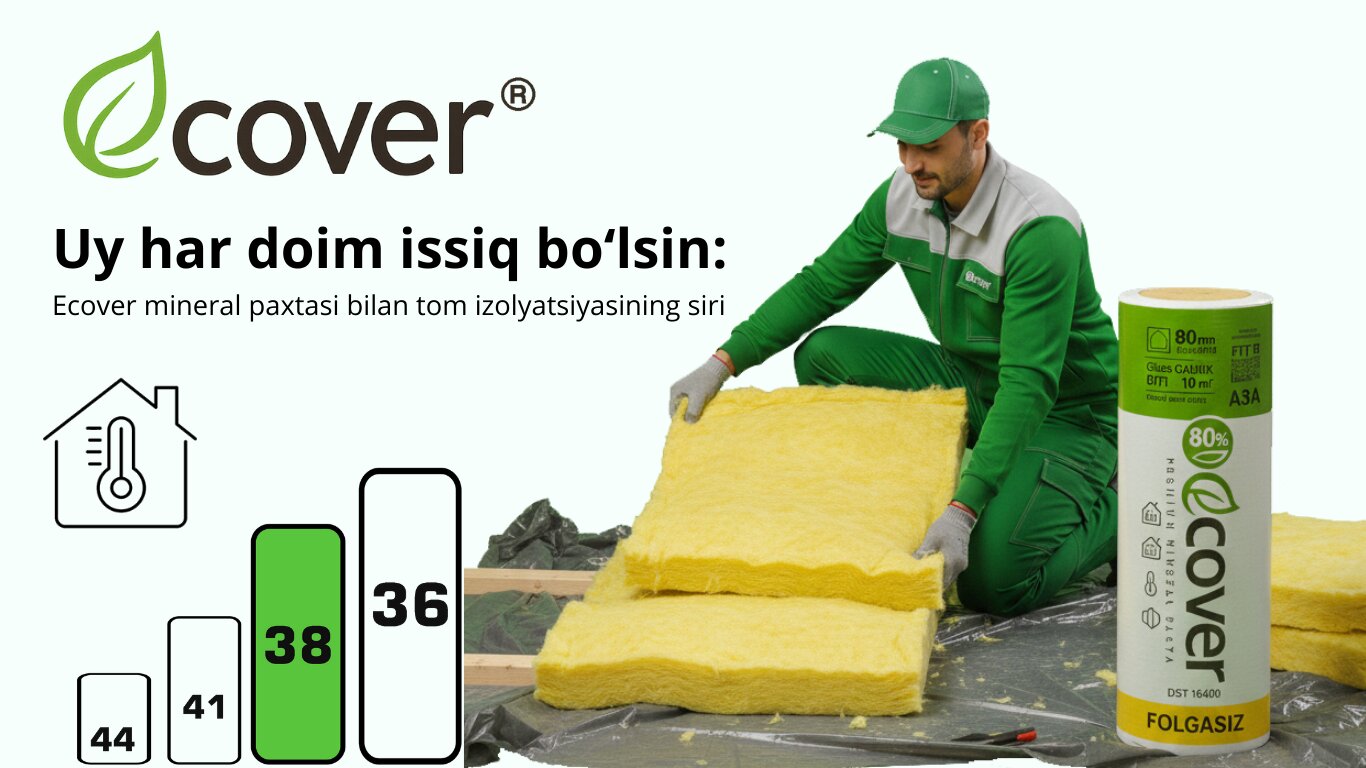ДОМ ВСЕГДА ТЁПЛЫЙ: СЕКРЕТ УТЕПЛЕНИЯ КРОВЛИ С МИНЕРАЛЬНОЙ ВАТОЙ ECOVER