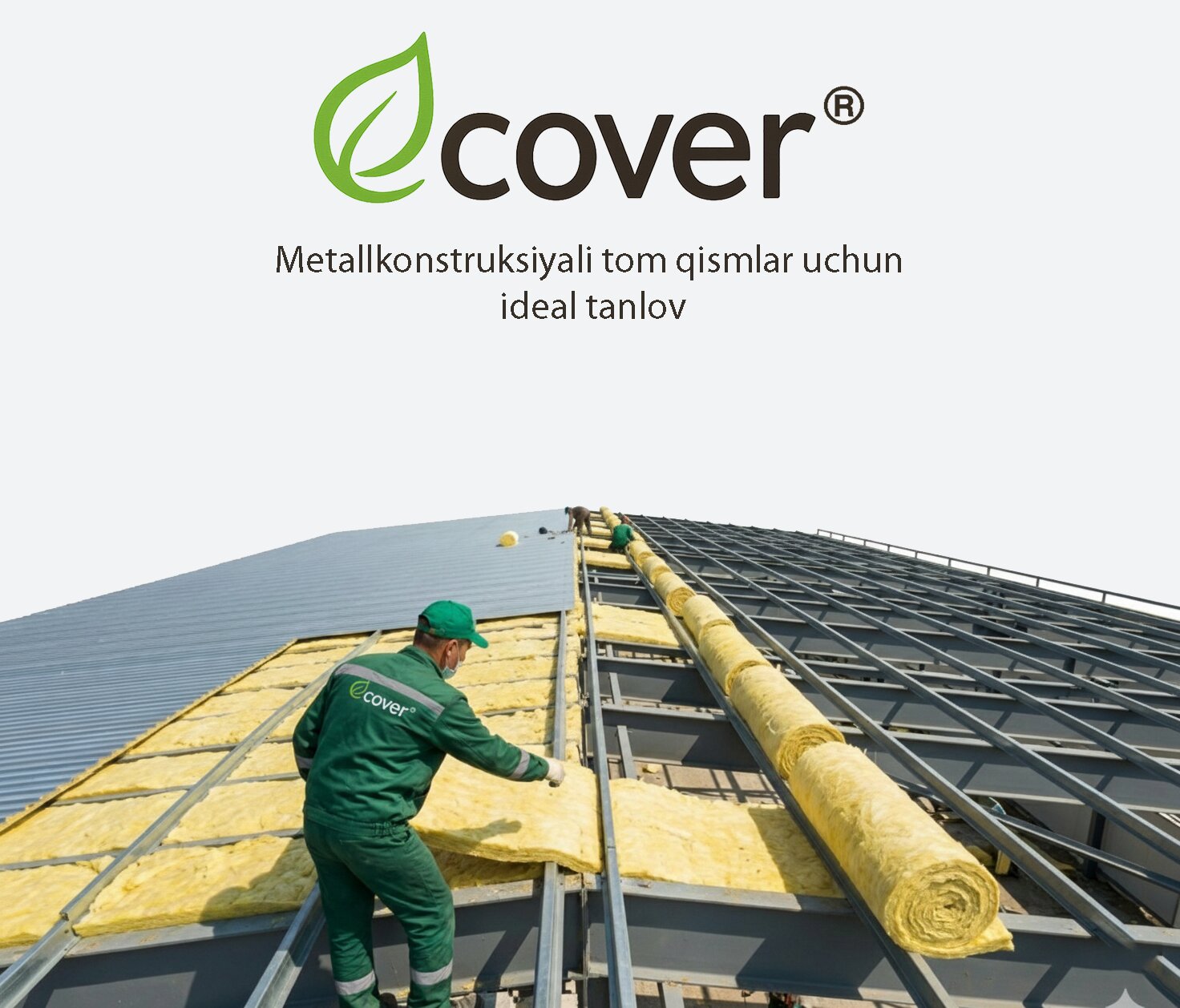 Идеальный выбор для кровель на металлическом каркасе — минеральная вата Ecover
